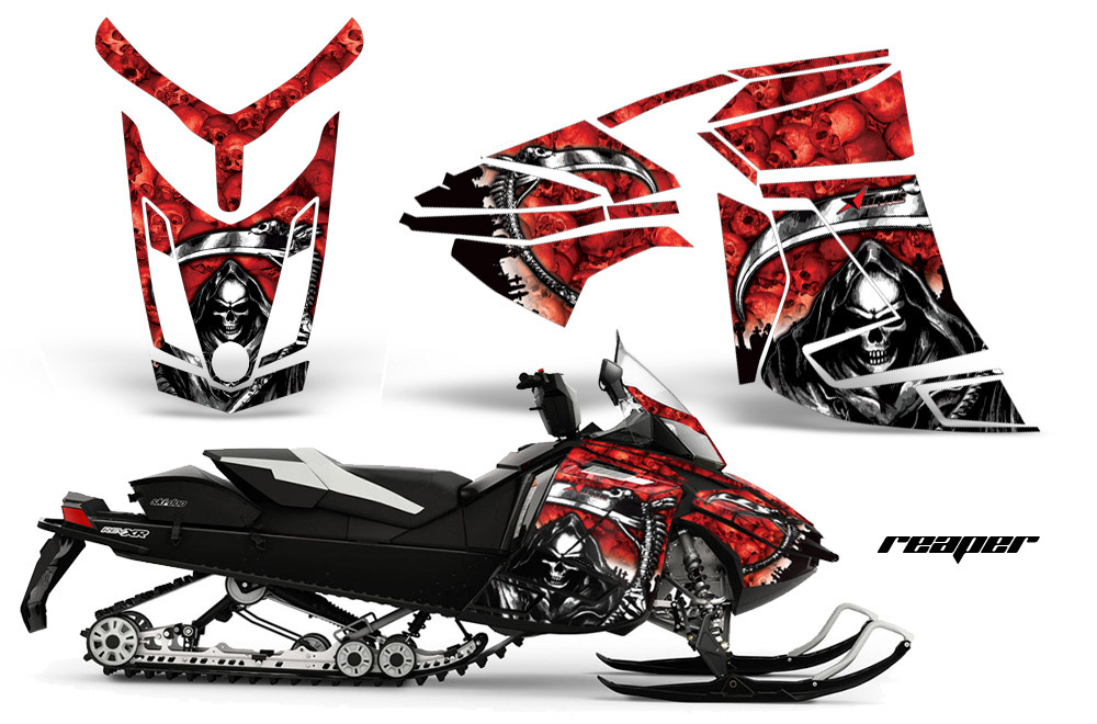 Skidoo Rev XR Graphics Kit Wrap Decal Reaper R